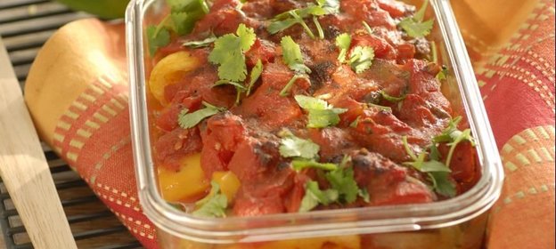 Овощная запеканка в томатном соусе