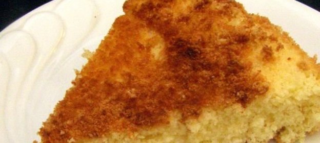 Запеканка японская с горошком и луком