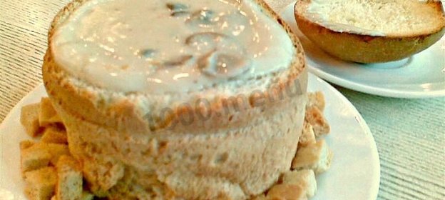 Суп в хлебе