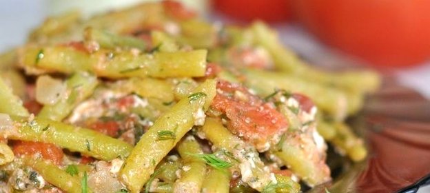 Лобио из стручковой фасоли в мультиварке