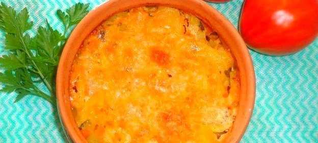Запеканка из картофеля и тыквы