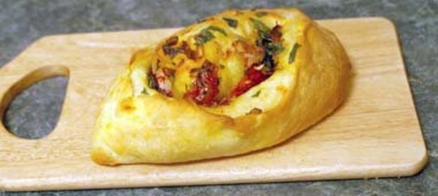 Хлеб с печеными помидорами (вариант)