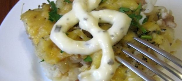 Запеканка из макарон с мясным фаршем