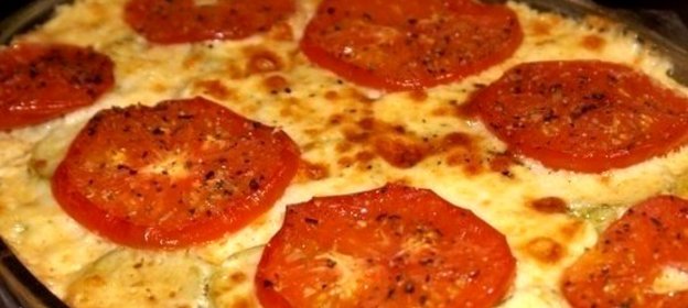 Запеканка с фаршем и помидорами