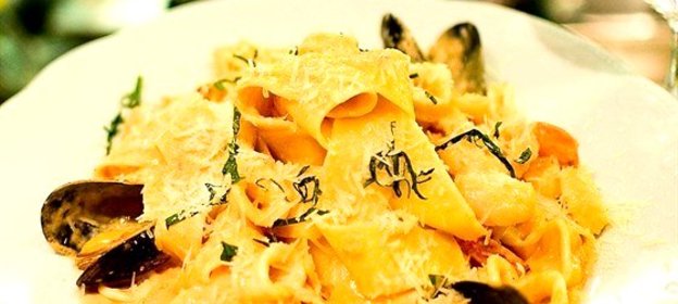 Паста с морепродуктами по рецепту ресторана «Мамина паста»
