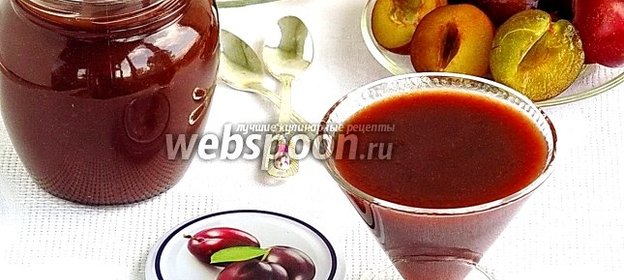 Сливовый джем с бананами и орехами