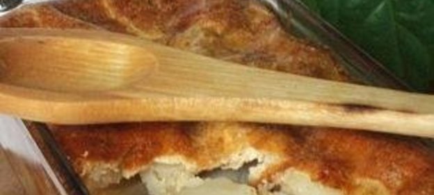 Жаркое из говядины с картофелем,запеченое под хлебной корочкой