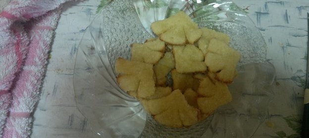 Творожное печенье гусиные лапки