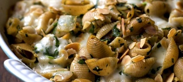 Макаронная запеканка с телячьими языками