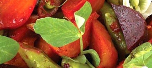 Салат из свеклы и фасоли