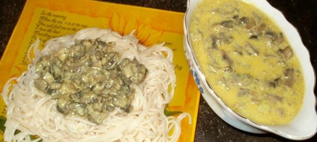 Грибной соус со сливками