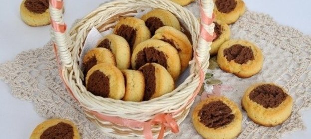 Двухцветное печенье