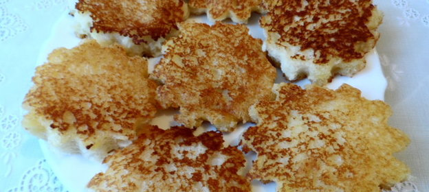 Сладкие хлебные тосты к чаю