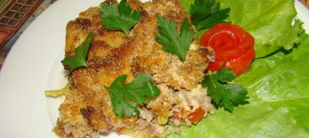 Запеканка с цветной капустой