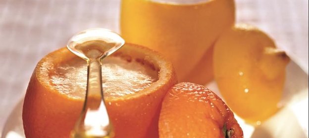 Апельсиновый и лимонный сорбет