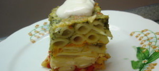 Овощная запеканка Светофор