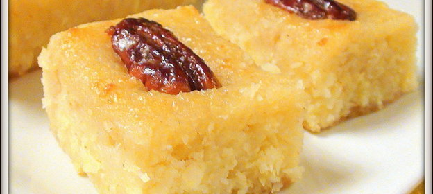 Десерт из манки с кокосом. Восточное лакомство