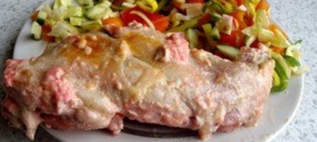 Окорочка кролика в лимонном соусе (мой вариант)