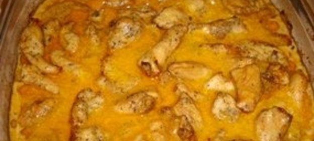 Куриная грудка в остром апельсиновом соусе