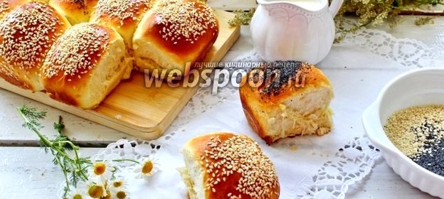 Булочки с кунжутом и маком