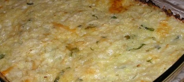 Картофельная запеканка с зеленью