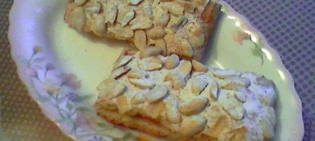 Печенье Полоски с джемом и орехами