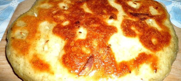 Быстрый хлебушек с чесночком