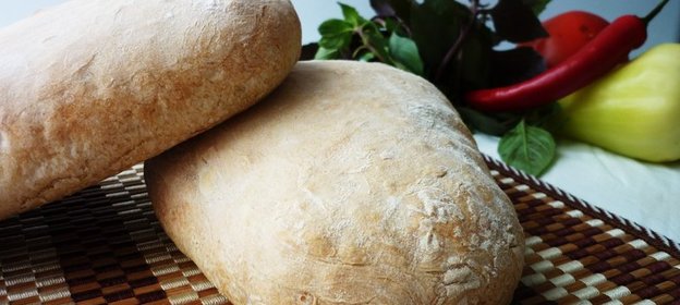 Хлеб (похожий на чиабатту,один из вариантов)