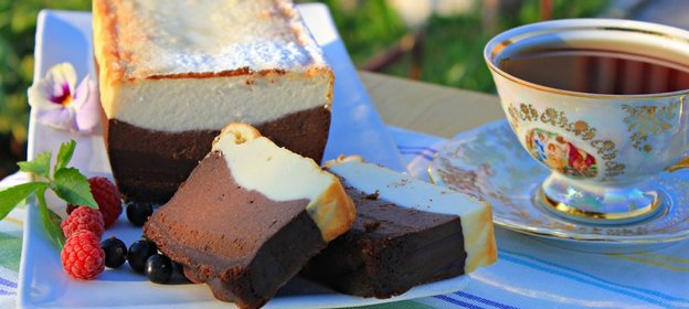 Шоколадно-кофейный сырник