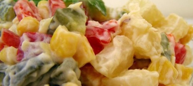 Салат из сельди с рисом