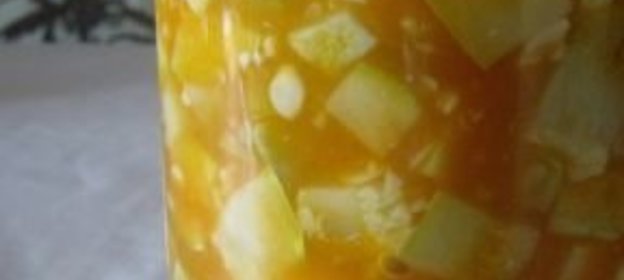 Салат из кабачков, консервированный на зиму