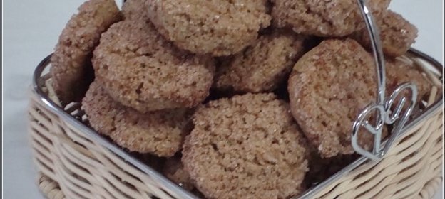 Печенье с гречневой мукой на сметане