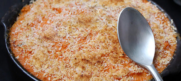 Запеканка Пармантье со сладким картофелем