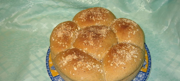 Хлеб-ромашка овсяная-отчет и благодарность всем хлебоманьякам нашего сайта