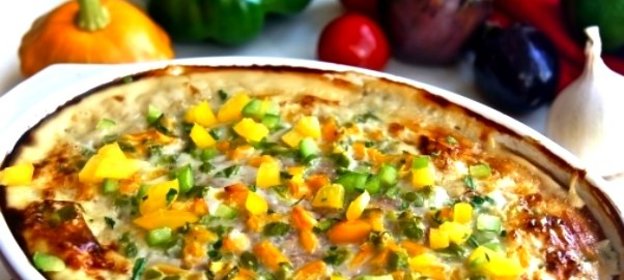 Запеканка из курицы с овощами в духовке