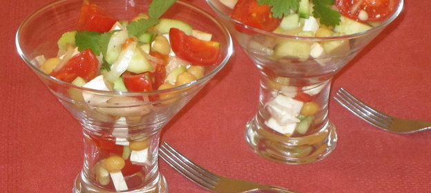 Салат Фантазия с нутом