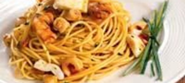 Спагетти в рыбном соусе