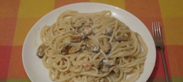 Спагетти с морепродуктами