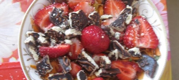 Салат с печеньем