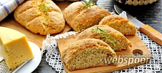 Овсяный хлеб с сыром