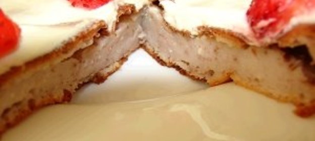 Творожно- клубничная запеканка