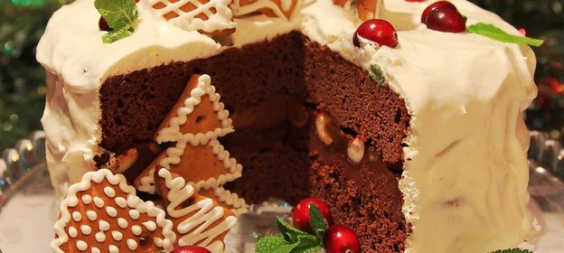 Шоколадно-имбирный торт