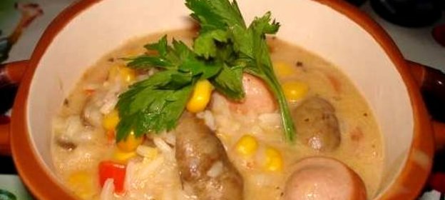 Паэлья с грибами