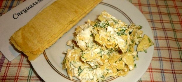 Салат с чипсами