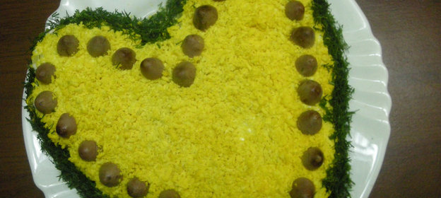 Салат Нежное сердце