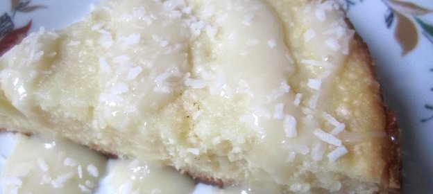 Творожная запеканка с кокосовой стружкой