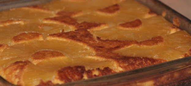 Запеканка с ананасами