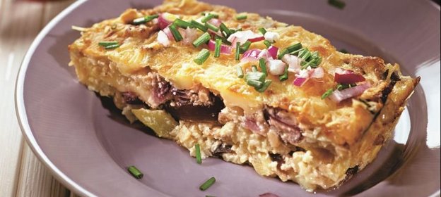 Запеканка из цукини с фенхелем