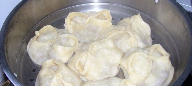 манты с резаным мясом