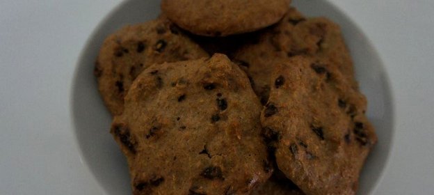 Кофейное печенье с черносливом